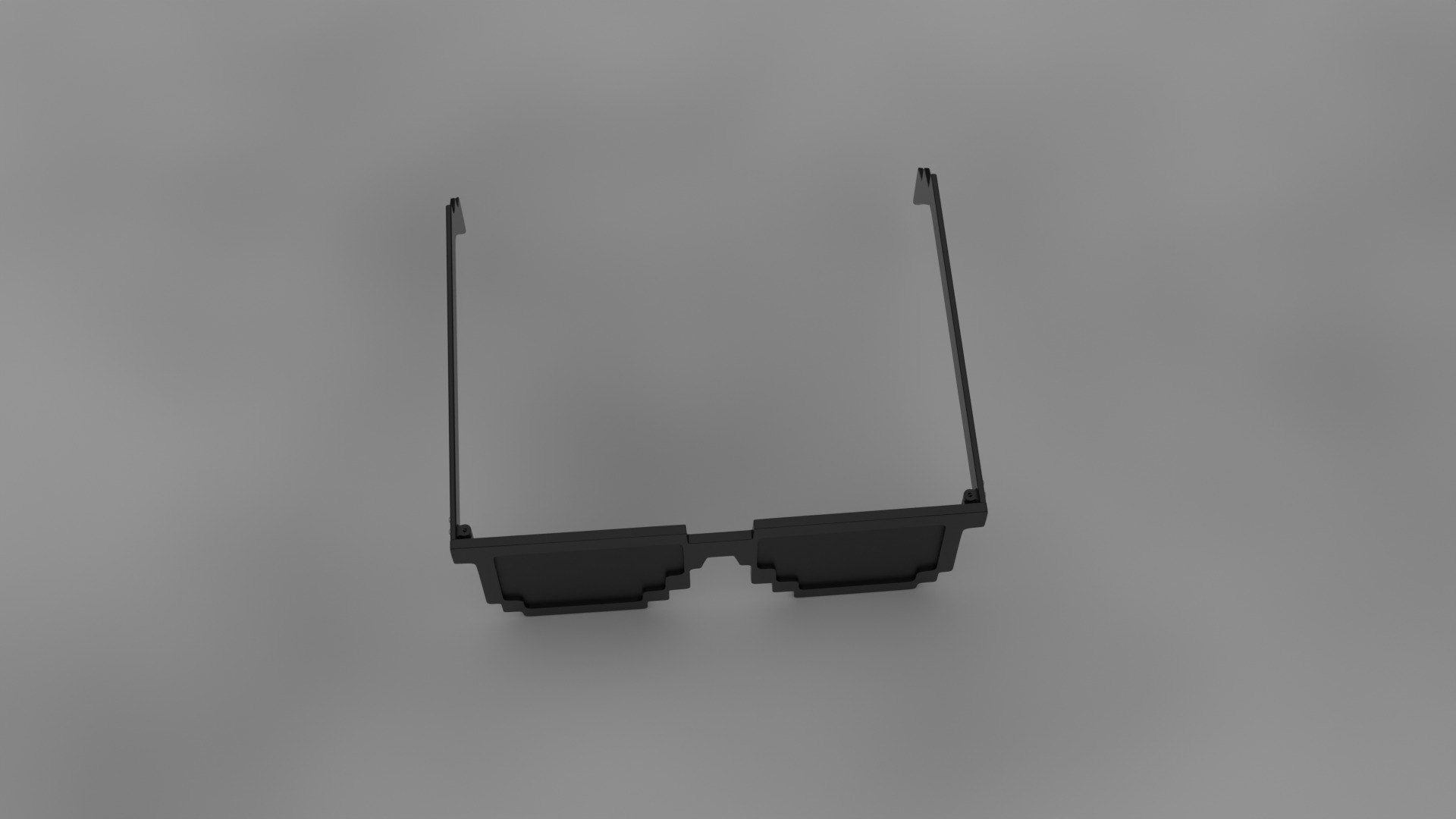 Sunglass - Building blocks type 3D print model_2