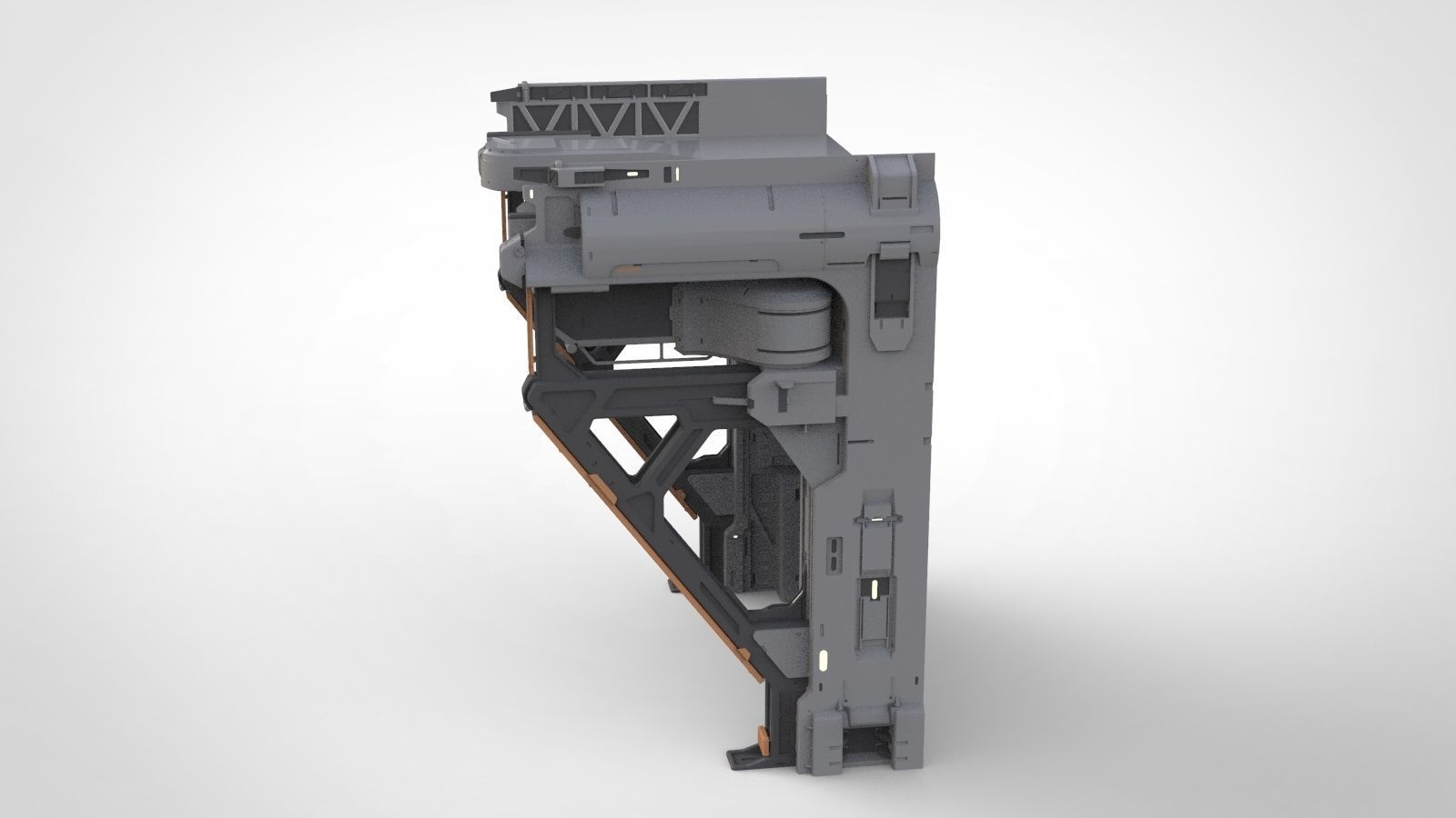 halo 5 door 3D model_5