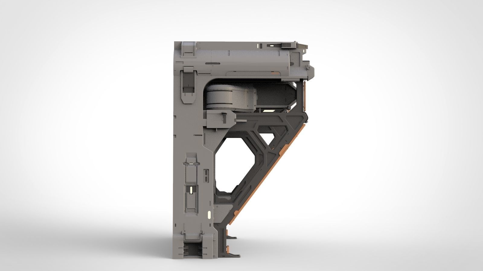 halo 5 door 3D model_8