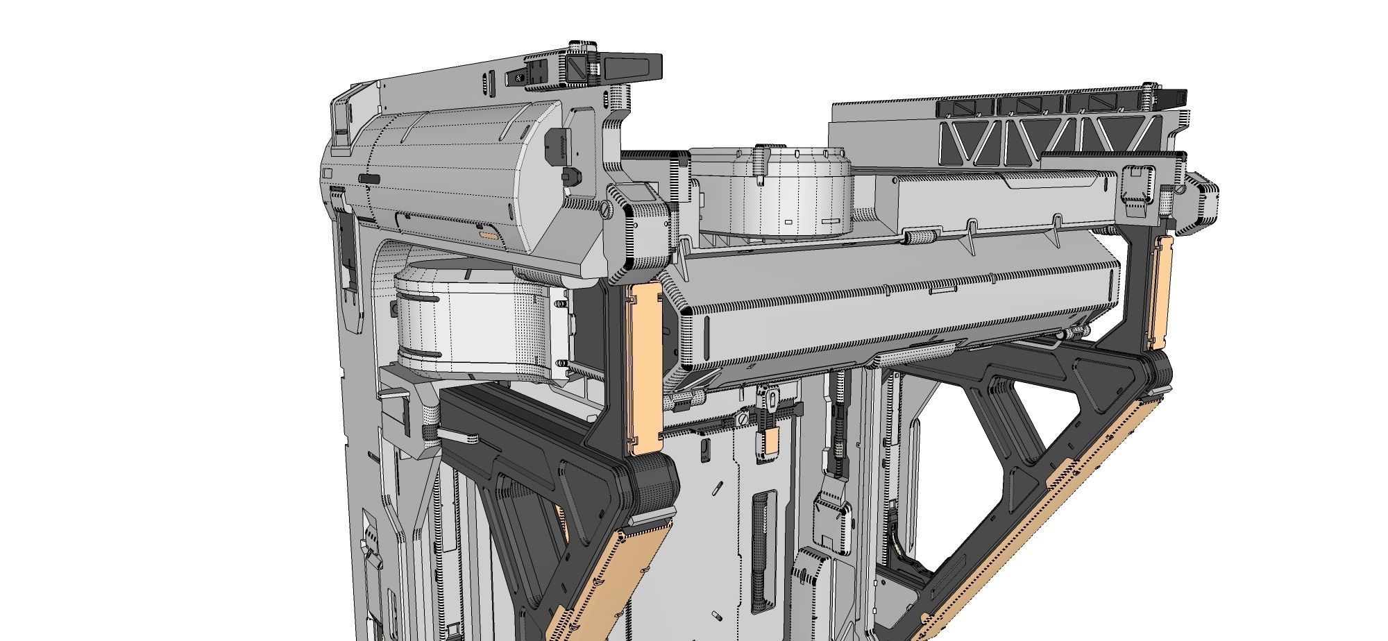 halo 5 door 3D model_27