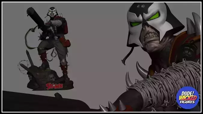 Custom World War 1 Spawn figure