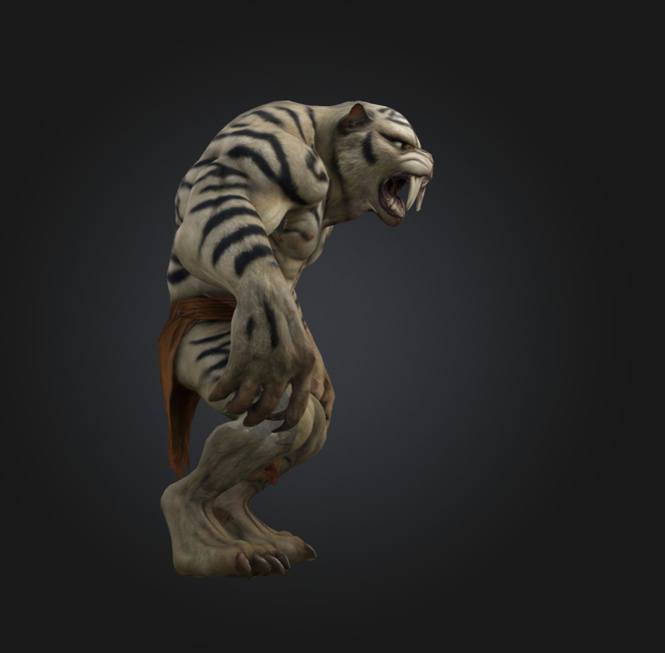 Kithar HD Fantasy 3D Model Highly Detailed Asset Low-poly 3D model_1