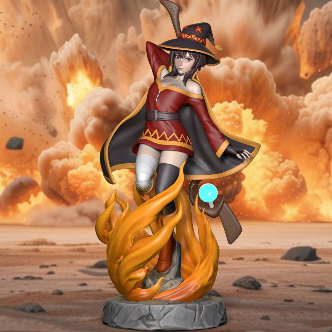 Megumin Konosuba 3D print model_1