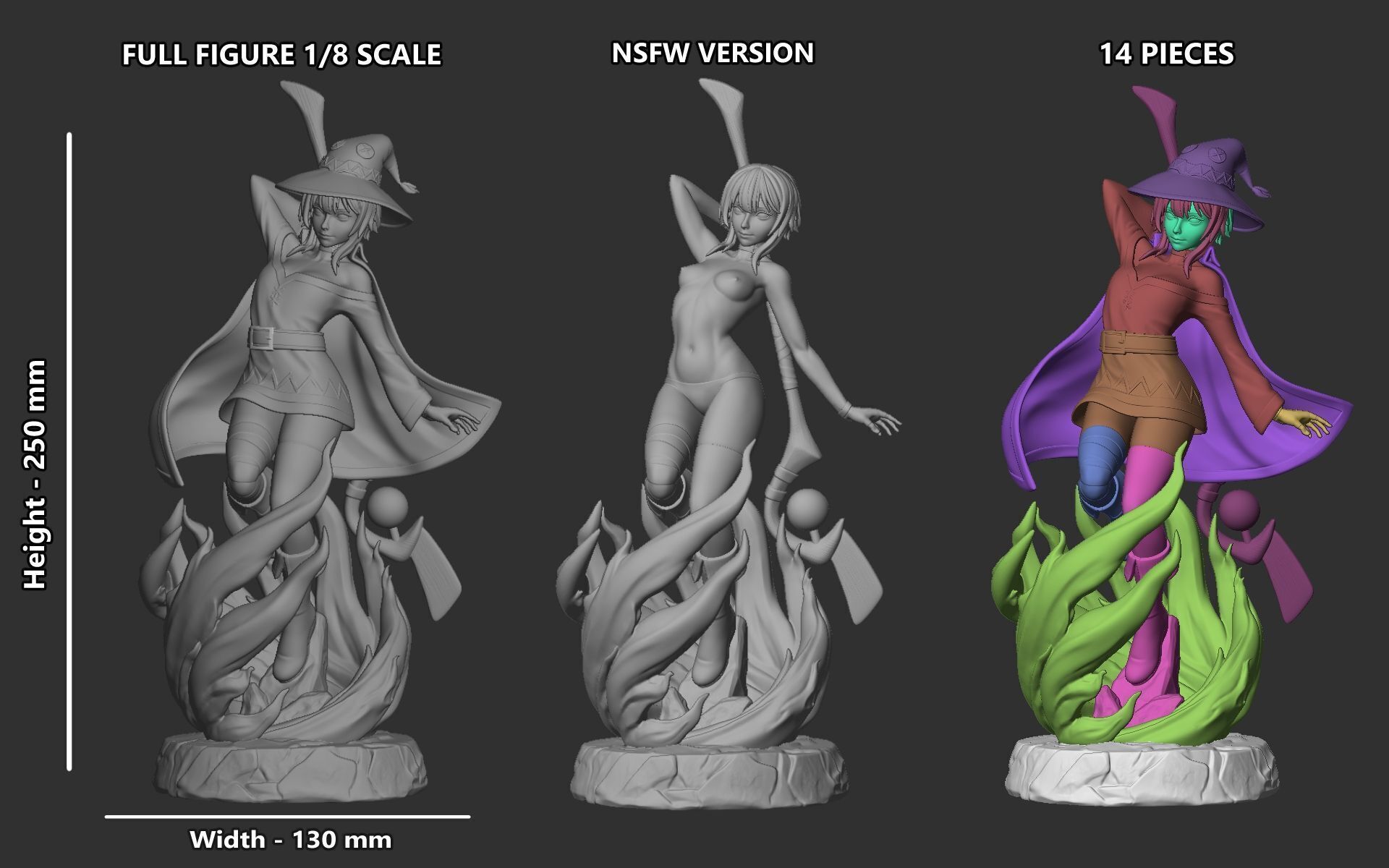 Megumin Konosuba 3D print model_3