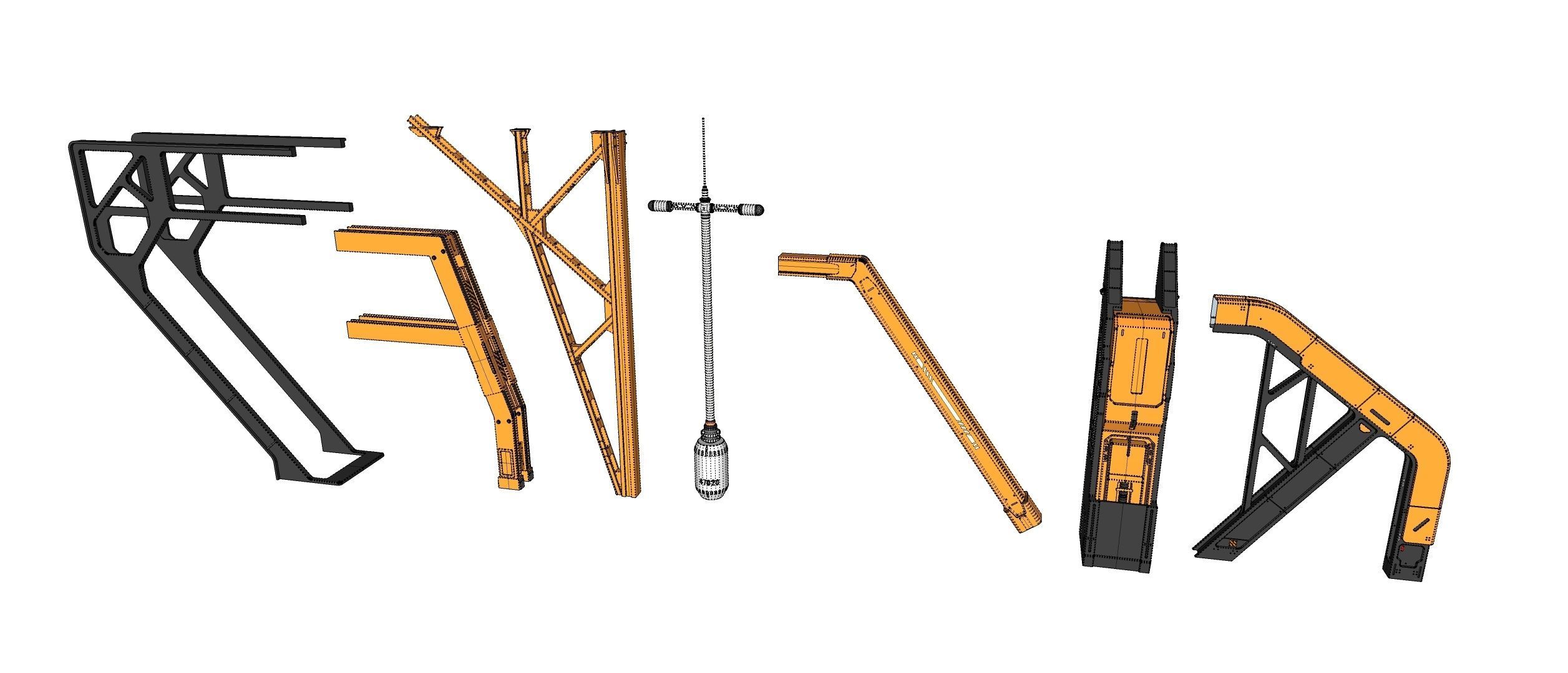 Sci-Fi architecture Elements collection 32 3D model_23