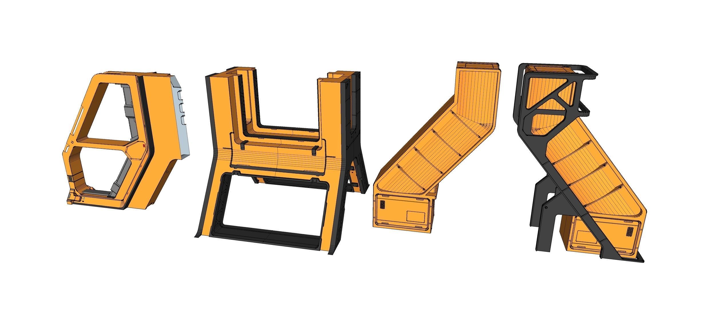 Sci-Fi architecture Elements collection 32 3D model_22