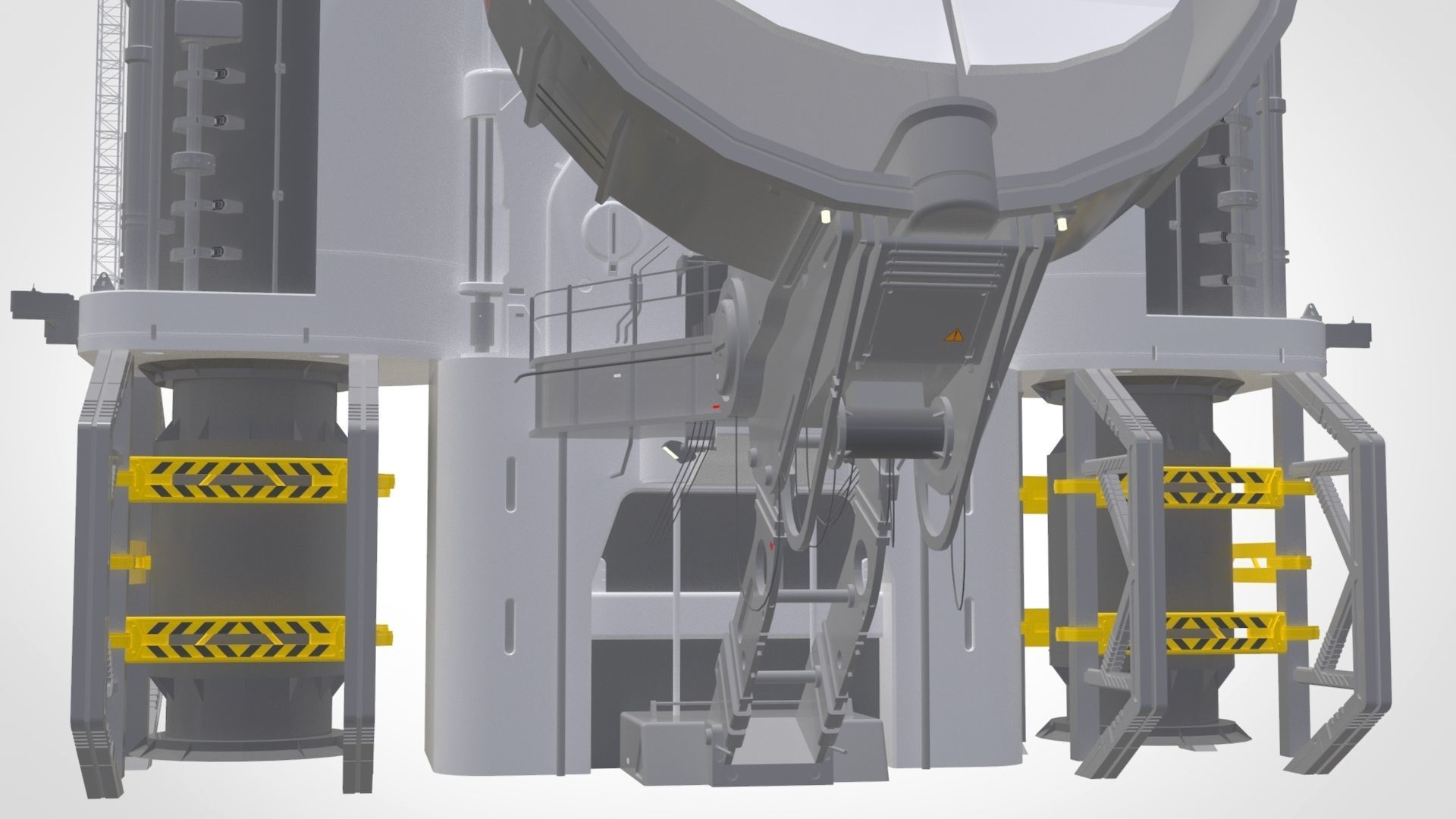 sci-fi radar 3D model_16