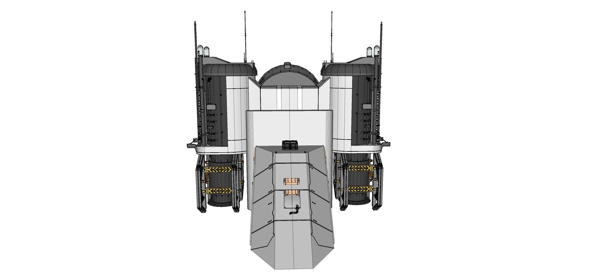 sci-fi radar 3D model_24