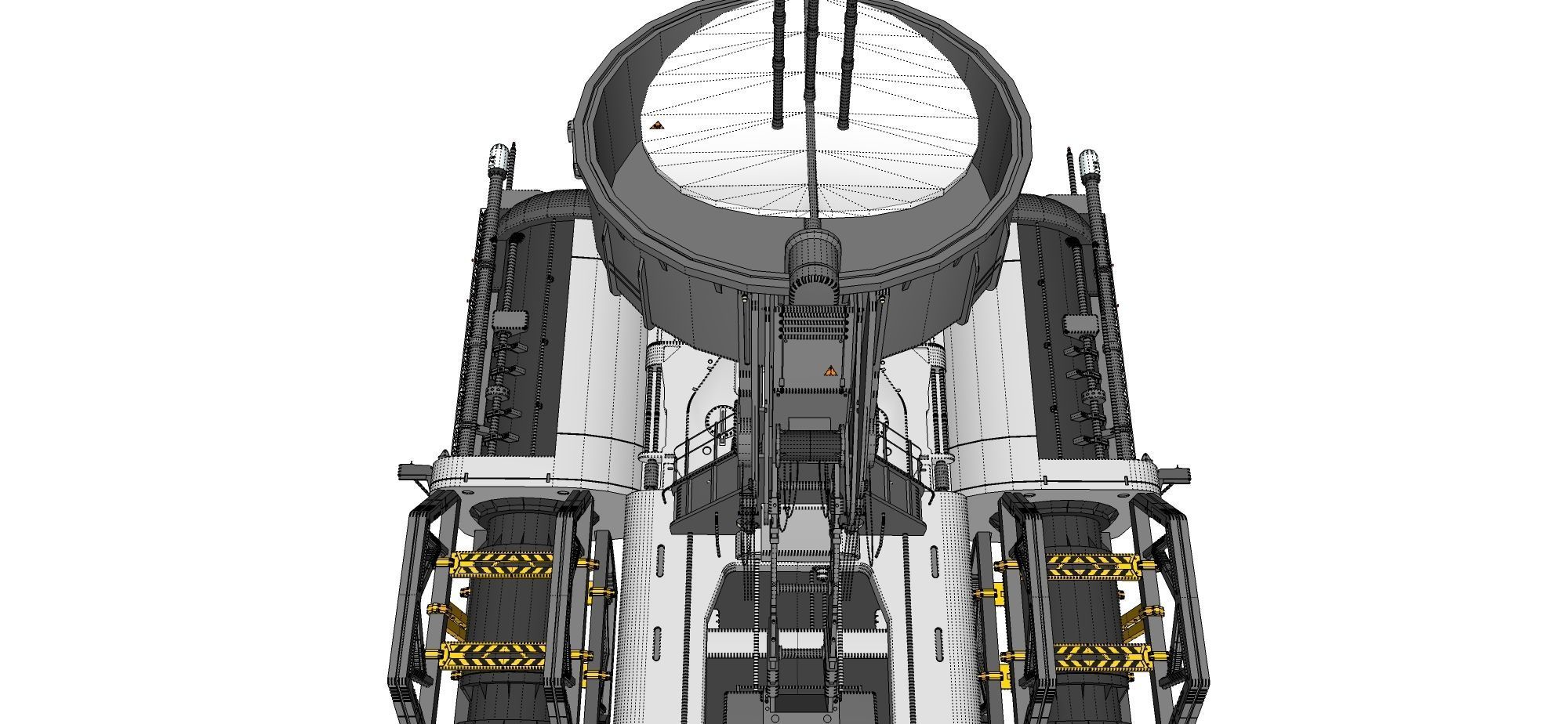 sci-fi radar 3D model_28