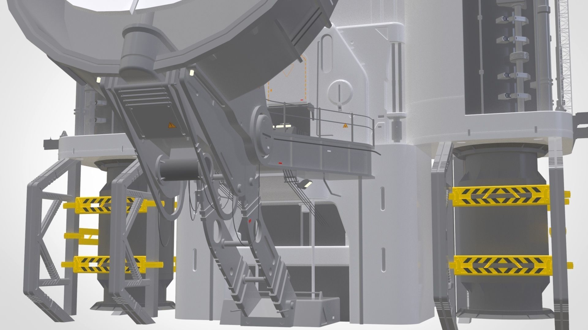 sci-fi radar 3D model_20