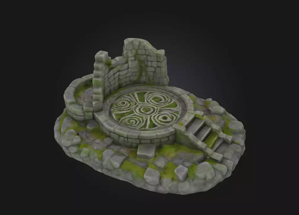 Mystic Ruins  Forgotten Echoes of an Ancient World 3D model_0