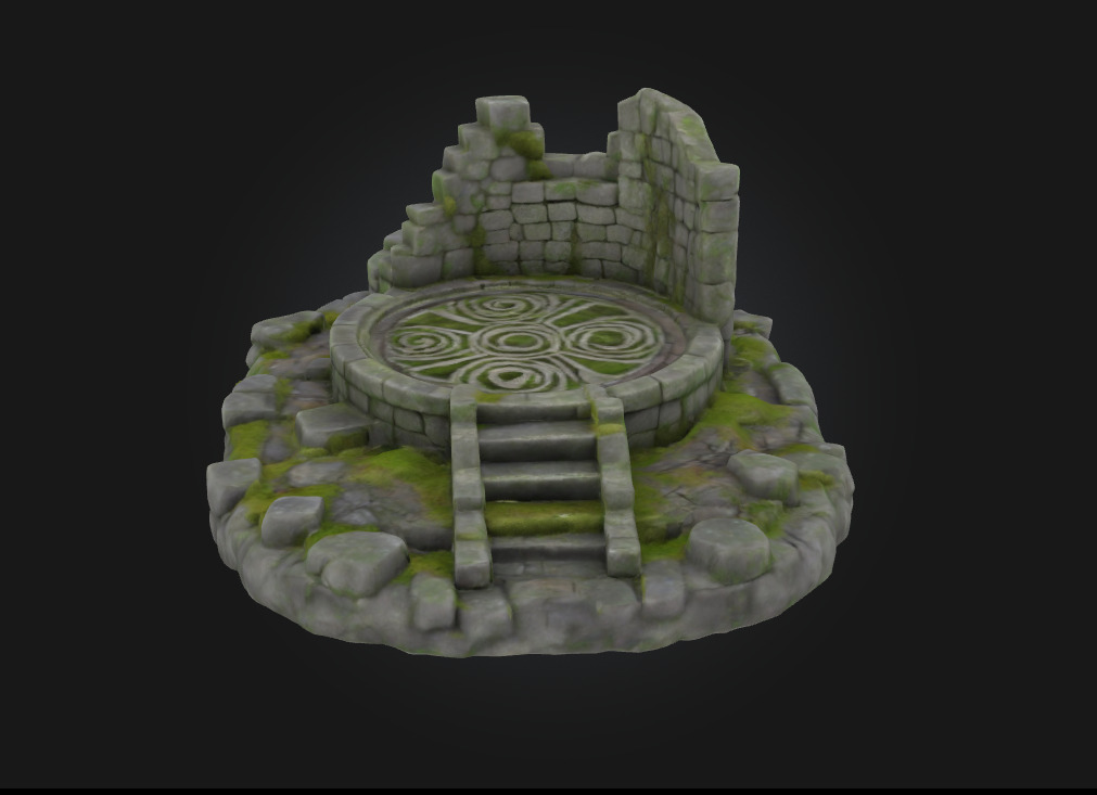 Mystic Ruins  Forgotten Echoes of an Ancient World 3D model_2