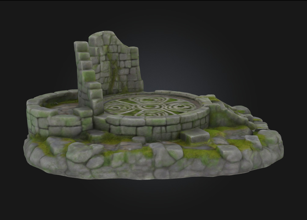Mystic Ruins  Forgotten Echoes of an Ancient World 3D model_4