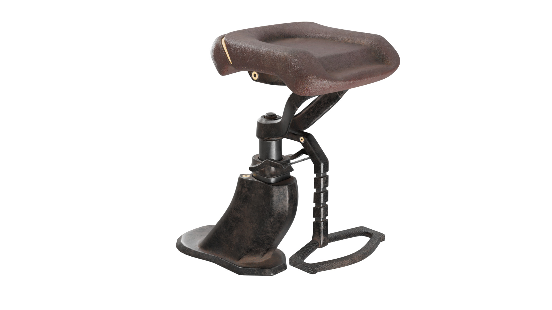 High-Quality Sci-Fi Chair Asset 3D model_5