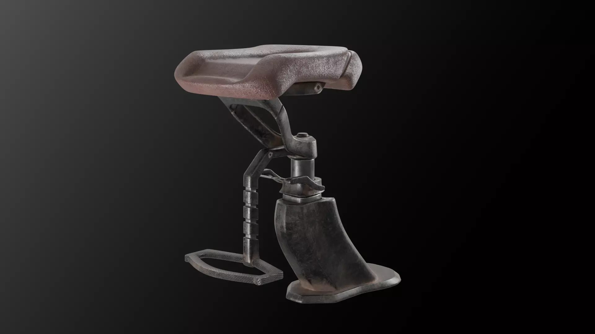 High-Quality Sci-Fi Chair Asset 3D model_0