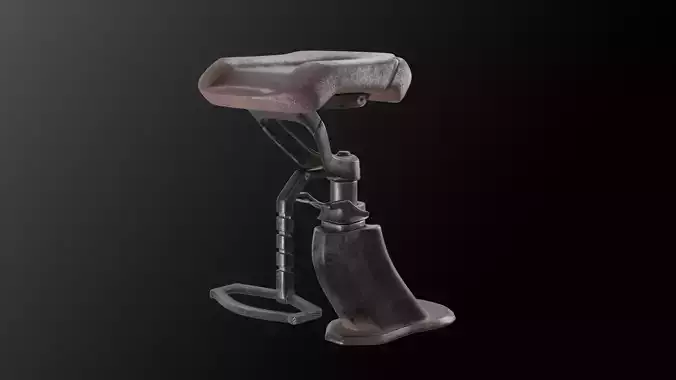 High-Quality Sci-Fi Chair Asset 3D model High-Quality Sci-Fi Chair Asset 3D model