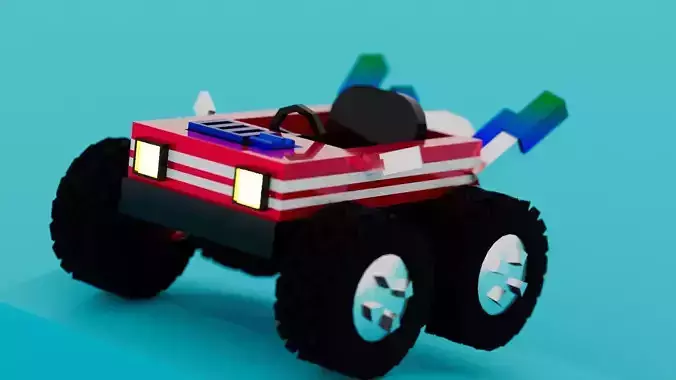 LOW POLY CAR RIGGING AUTODESKMAYA