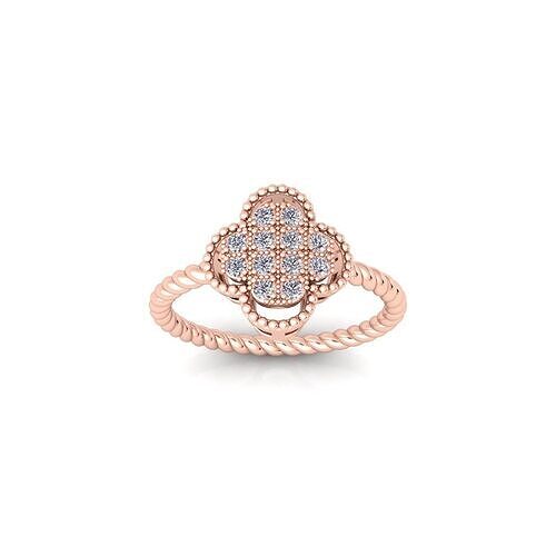 Unique Diamond Ring 3d Model and Render 3D print model