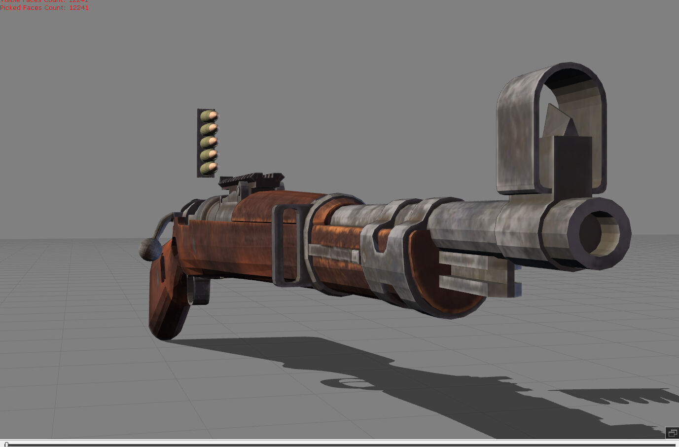 Kar98k Low-poly 3D model_2