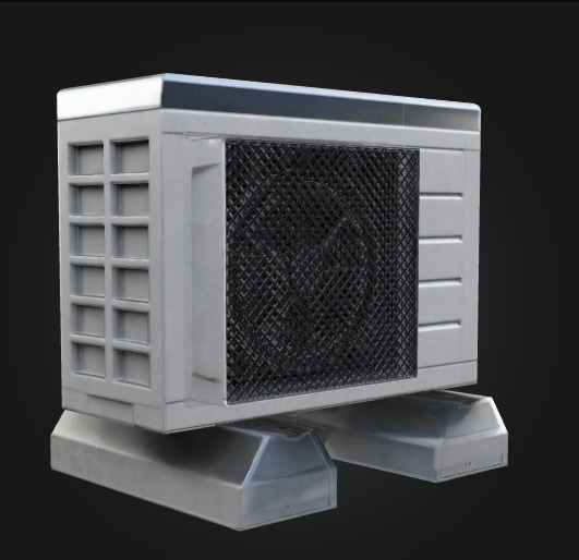 AC OUTDOOR UNIT 3D model_2