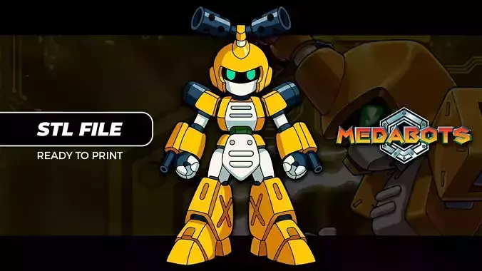Medabots Metabee Statue