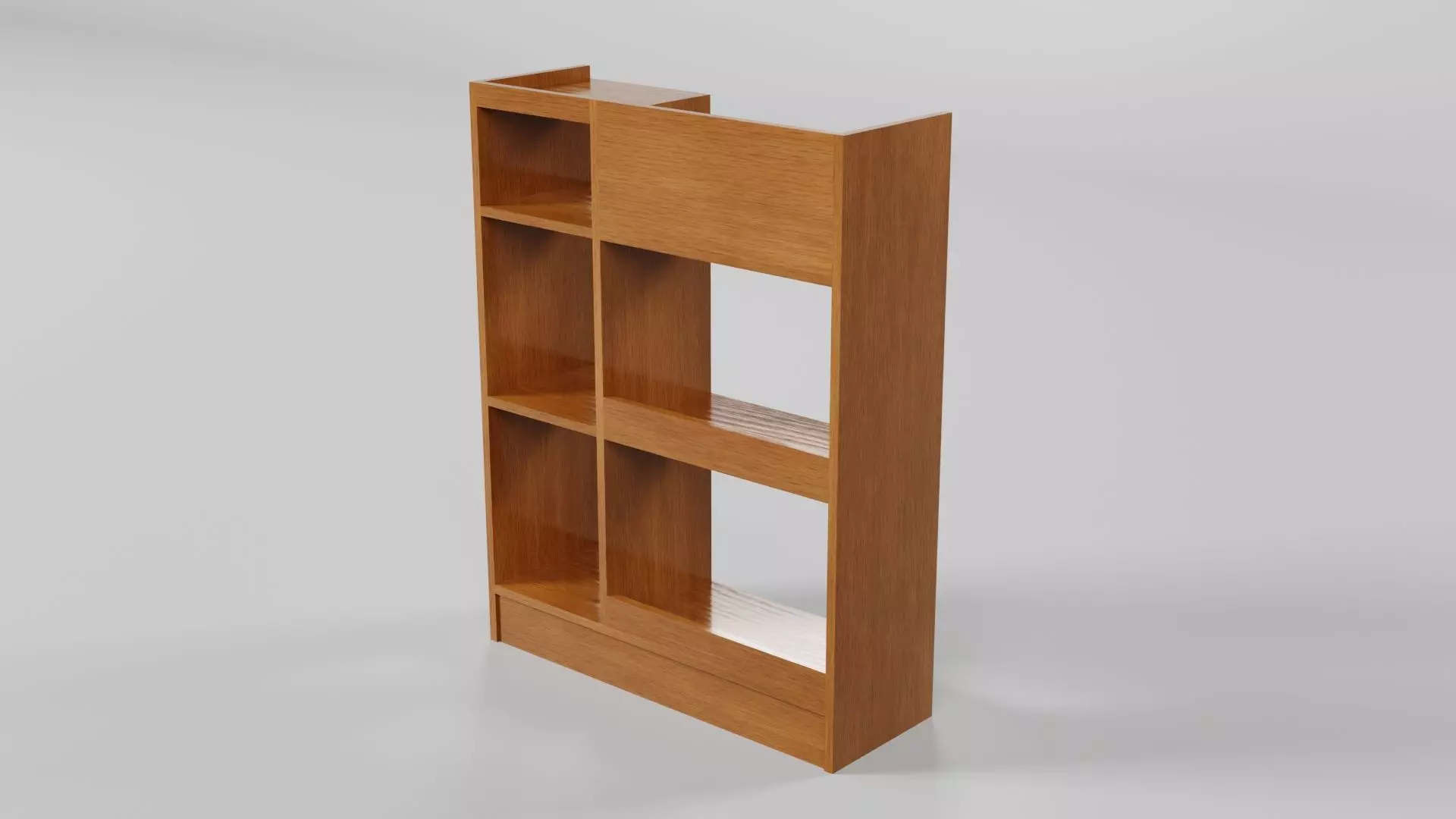 Bookcase CG1 3D model_9