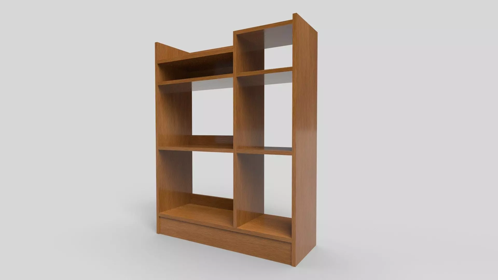 Bookcase CG1 3D model_2