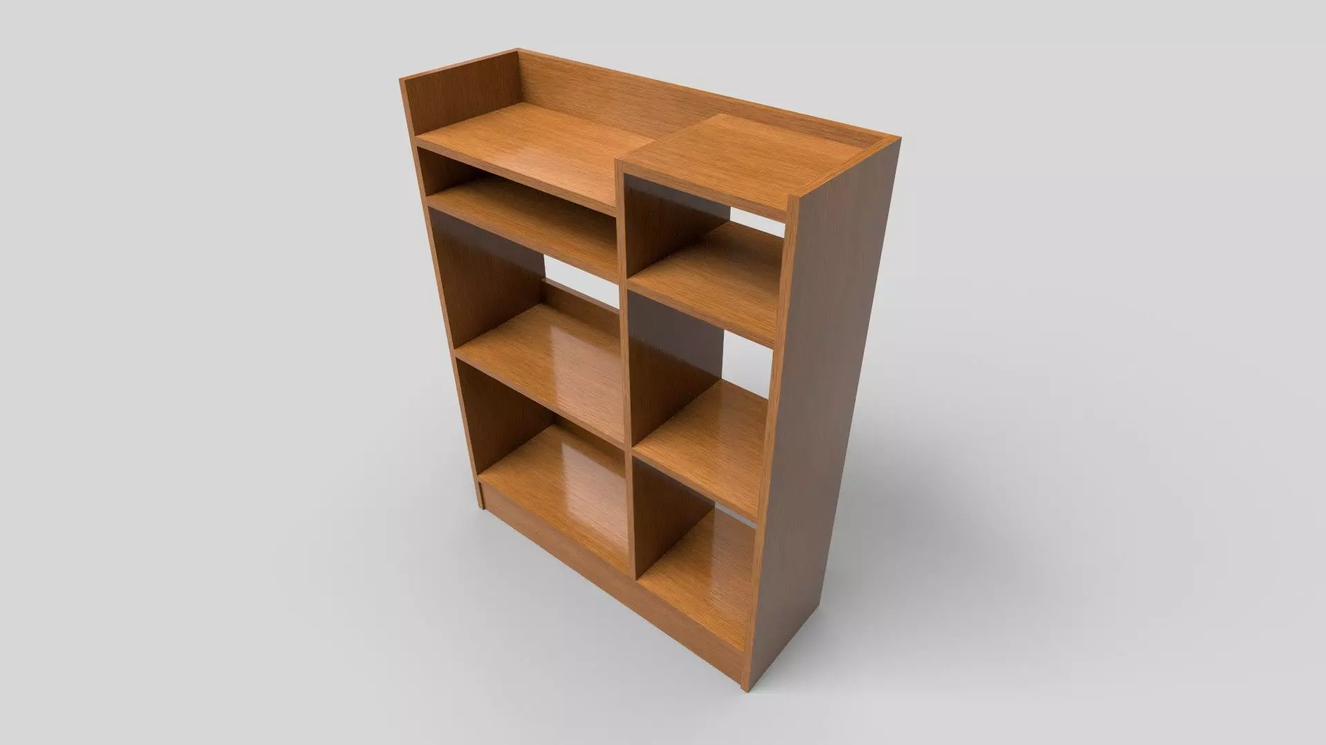Bookcase CG1 3D model_6