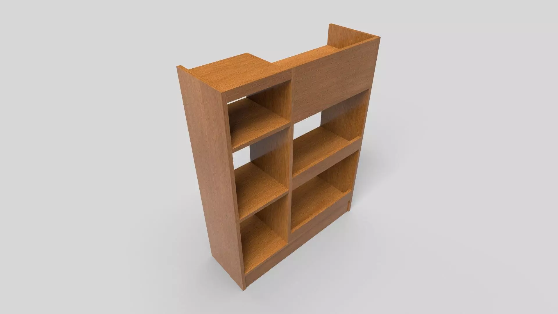 Bookcase CG1 3D model_7