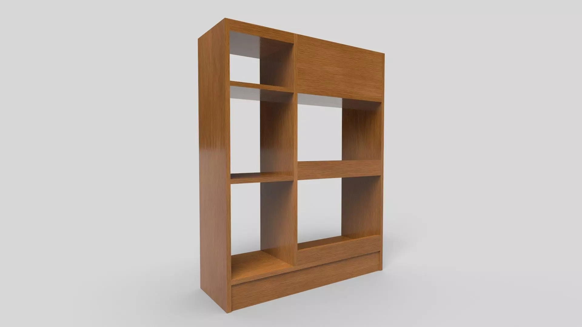Bookcase CG1 3D model_3