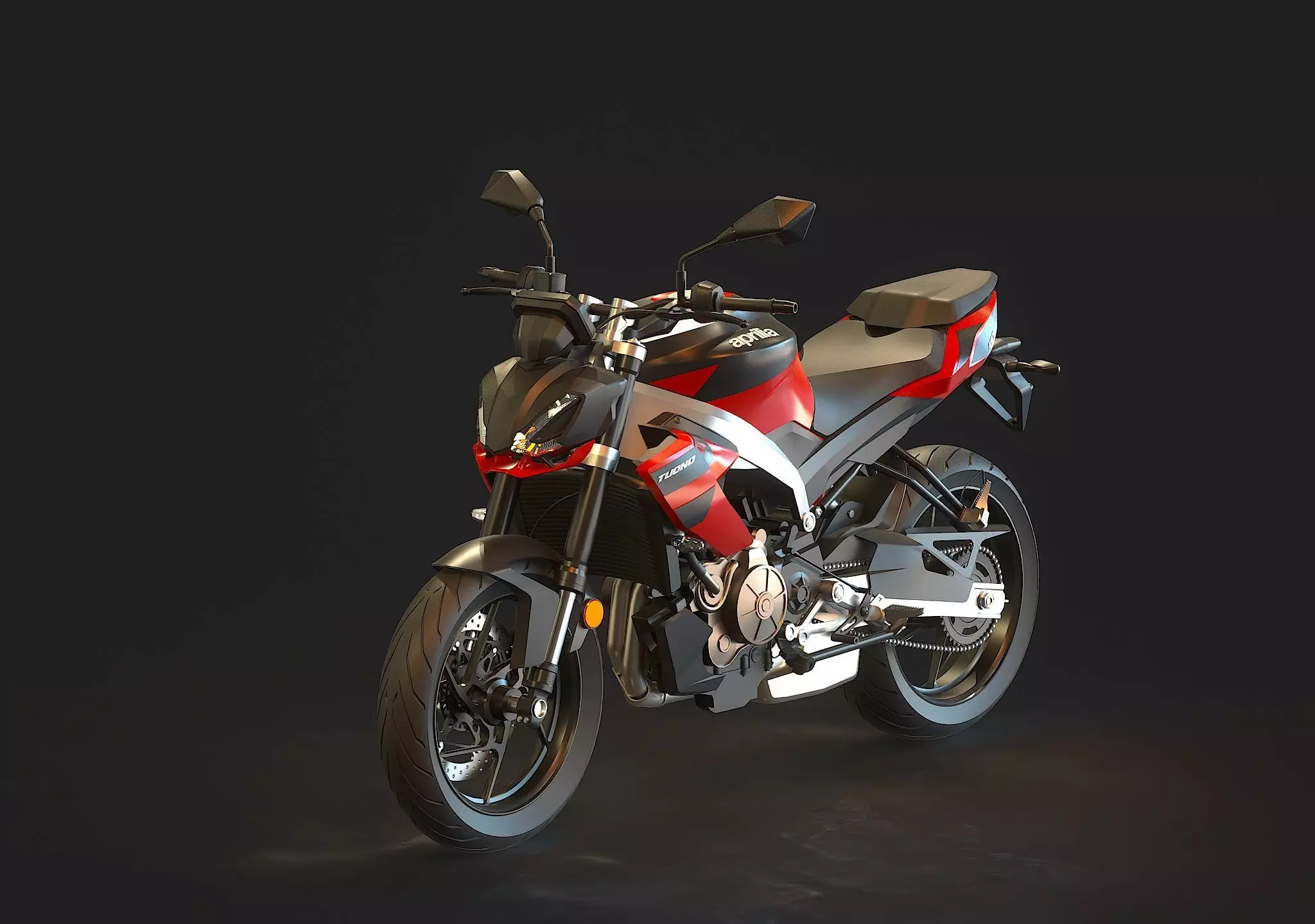 Base model Aprilia Tuono 457 2025 3D model_0