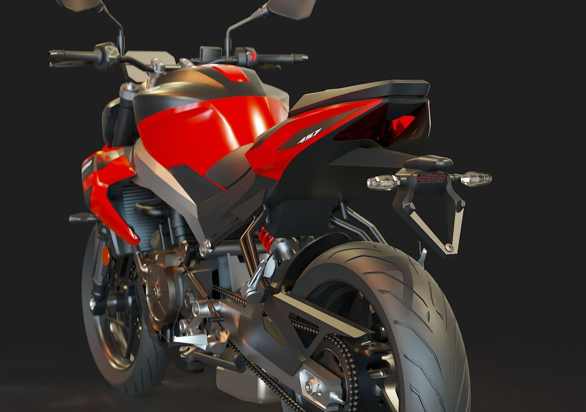 Base model Aprilia Tuono 457 2025 3D model_10