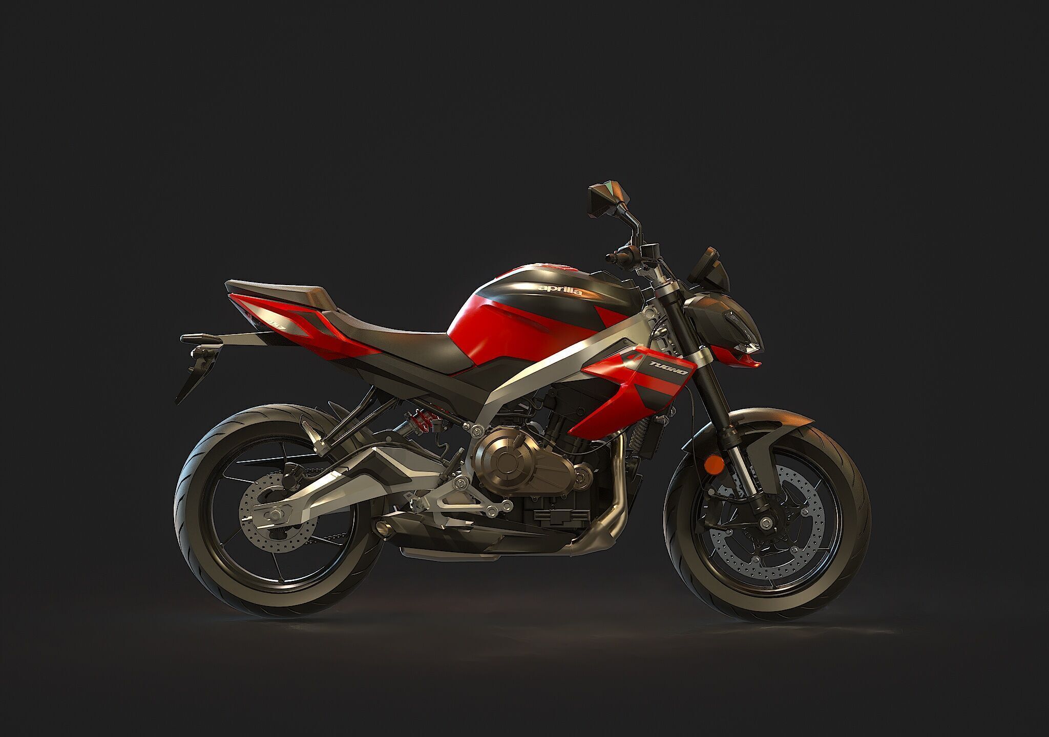 Base model Aprilia Tuono 457 2025 3D model_5