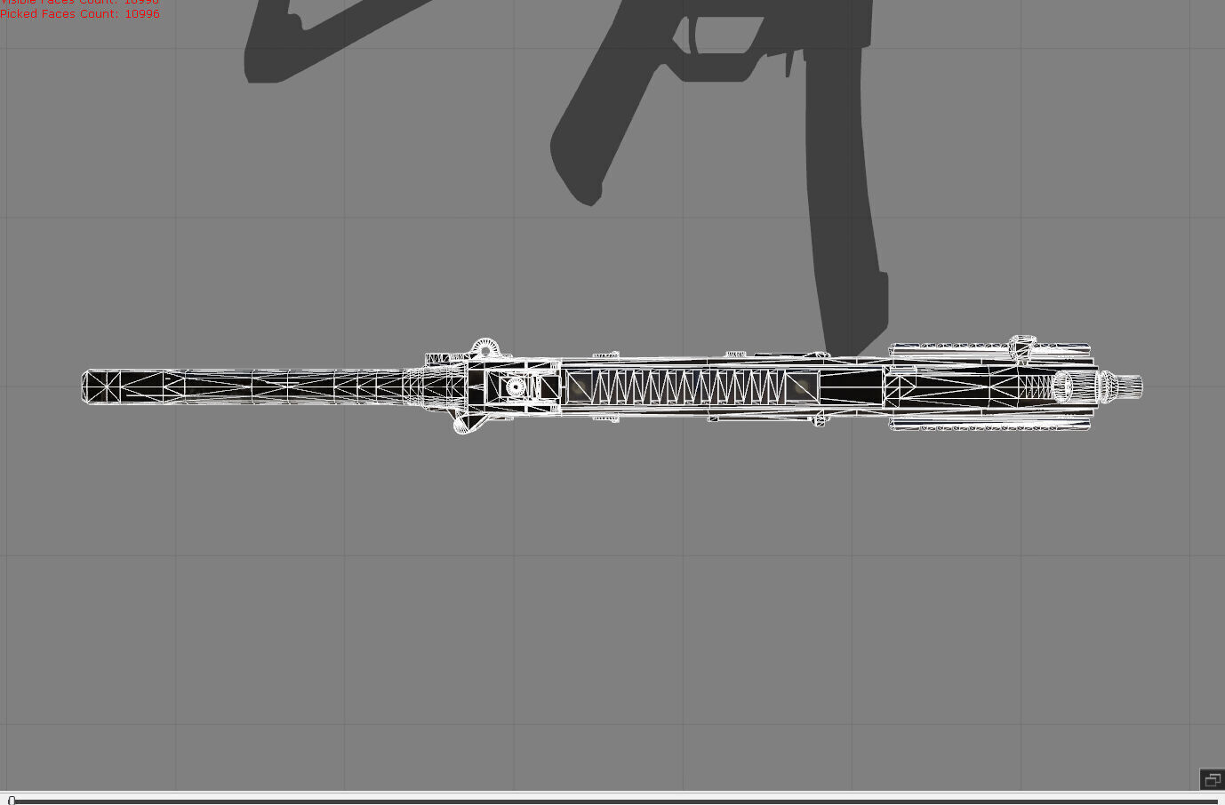 UMP Pubg Low-poly 3D model_9