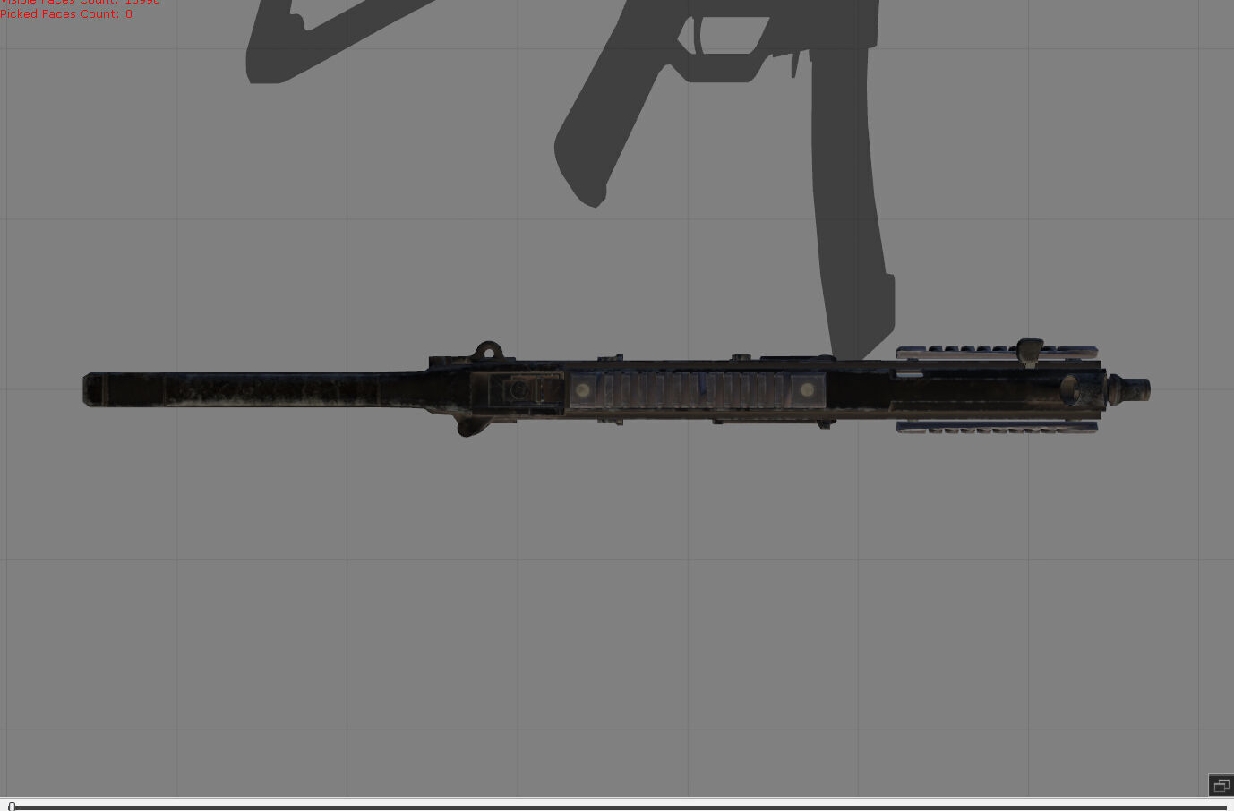 UMP Pubg Low-poly 3D model_4