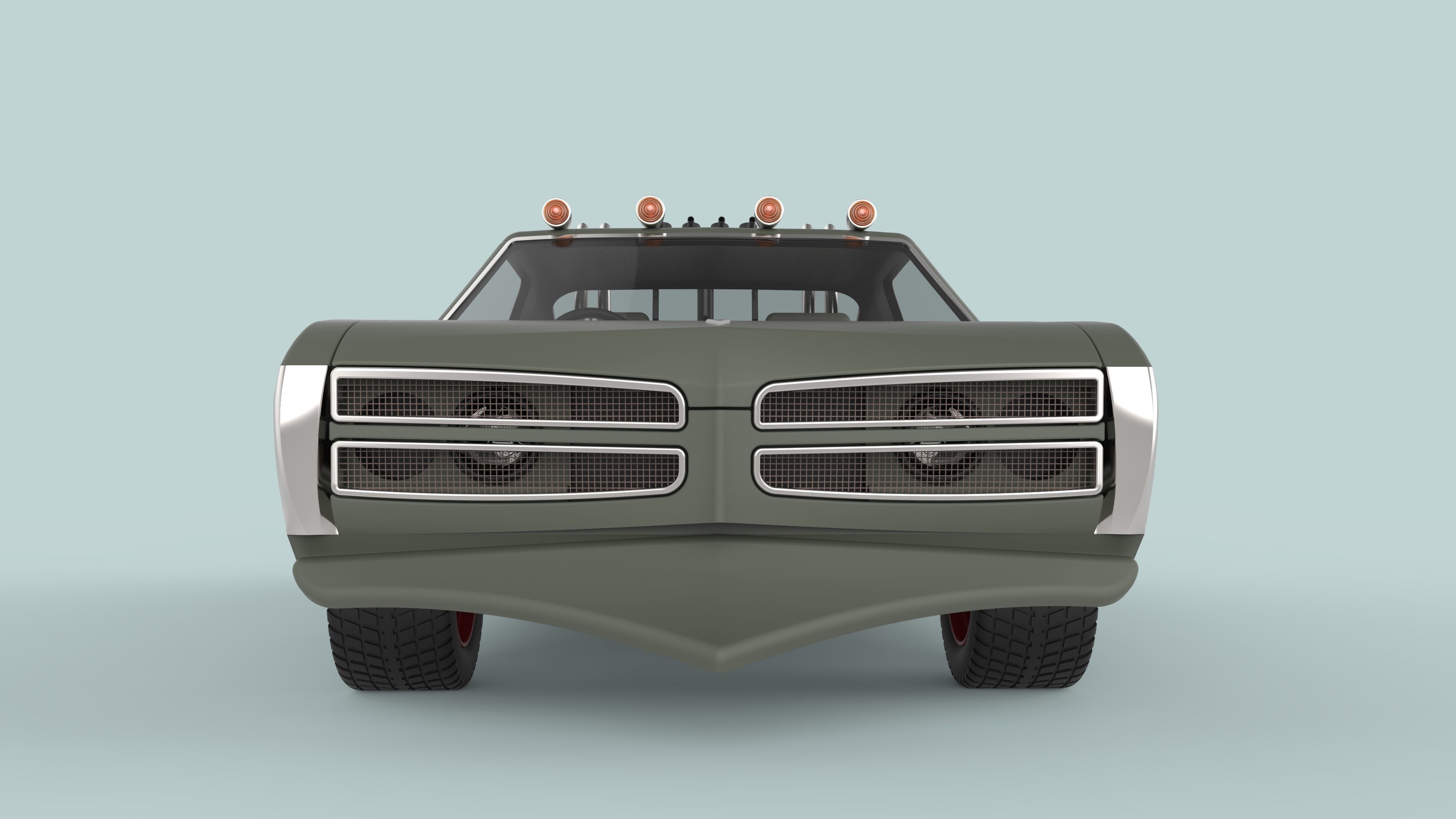 Dart car from Mad Max II 3D model_5