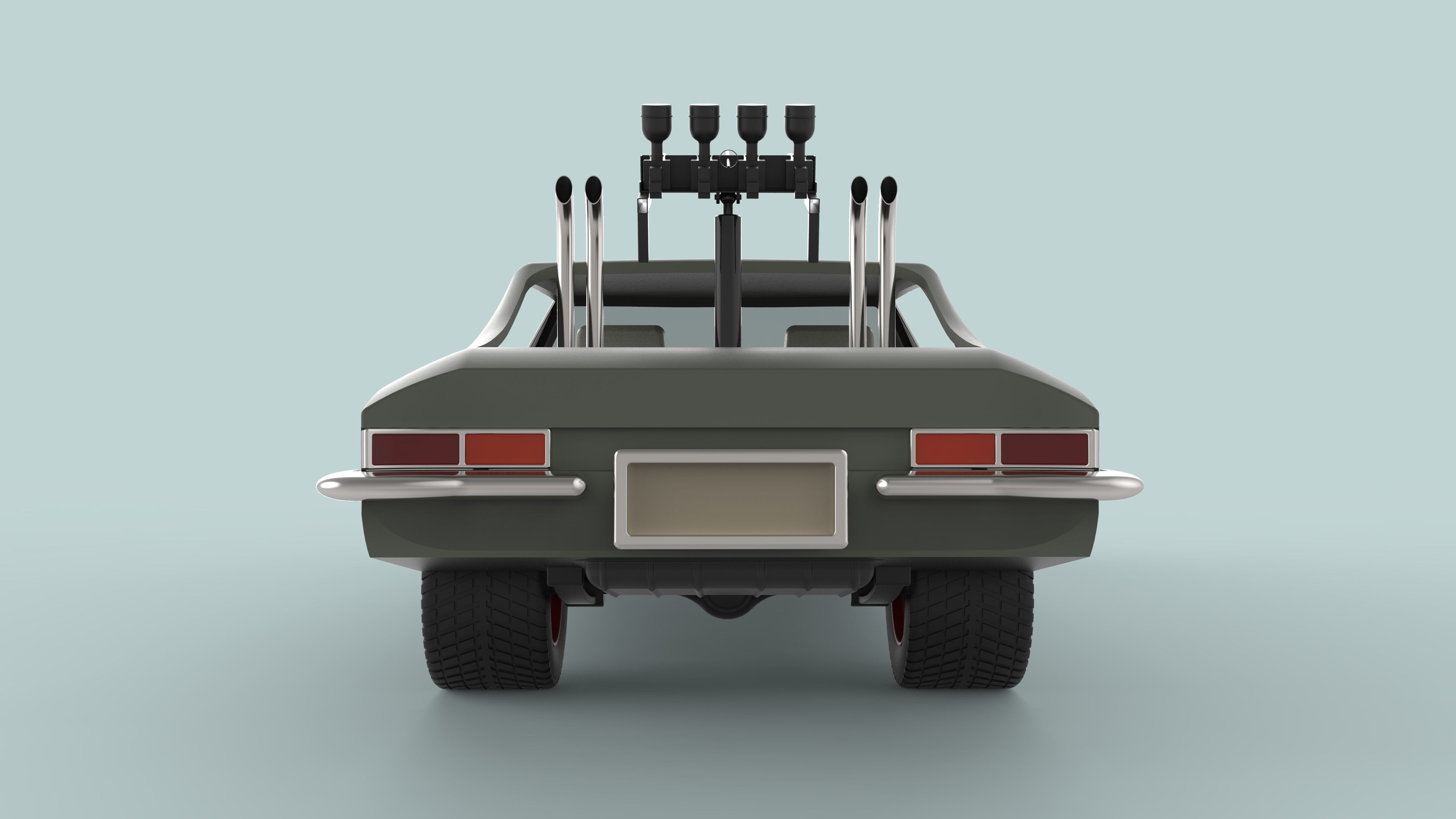 Dart car from Mad Max II 3D model_14