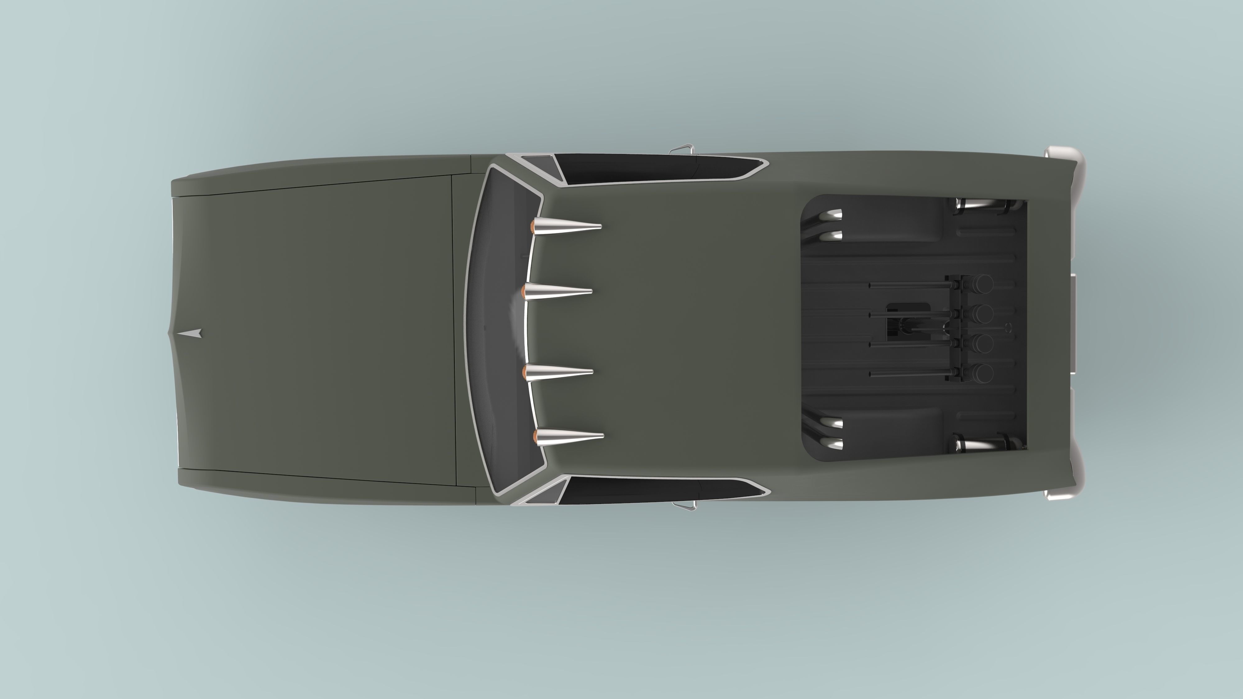 Dart car from Mad Max II 3D model_8