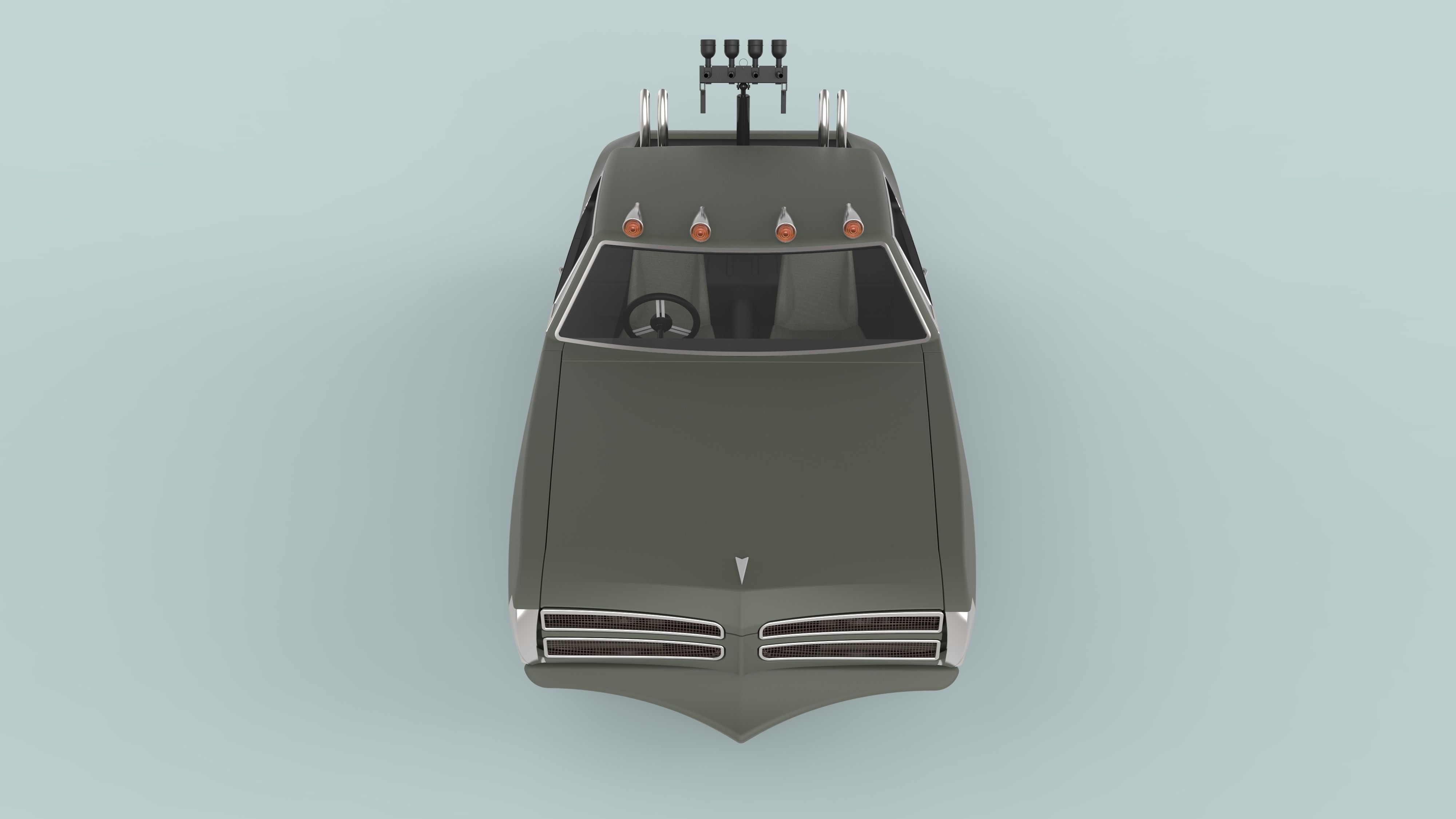 Dart car from Mad Max II 3D model_4