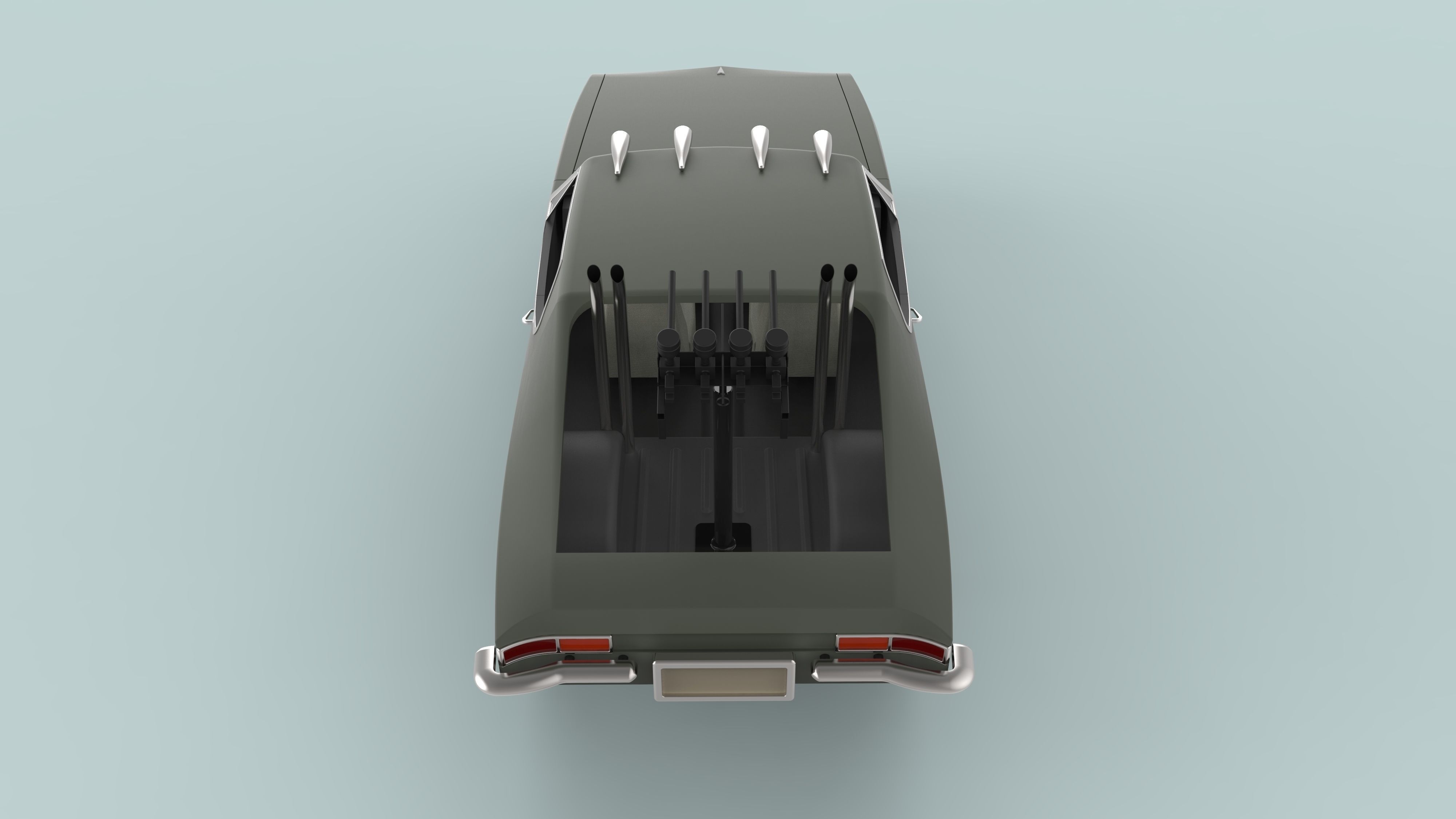 Dart car from Mad Max II 3D model_13