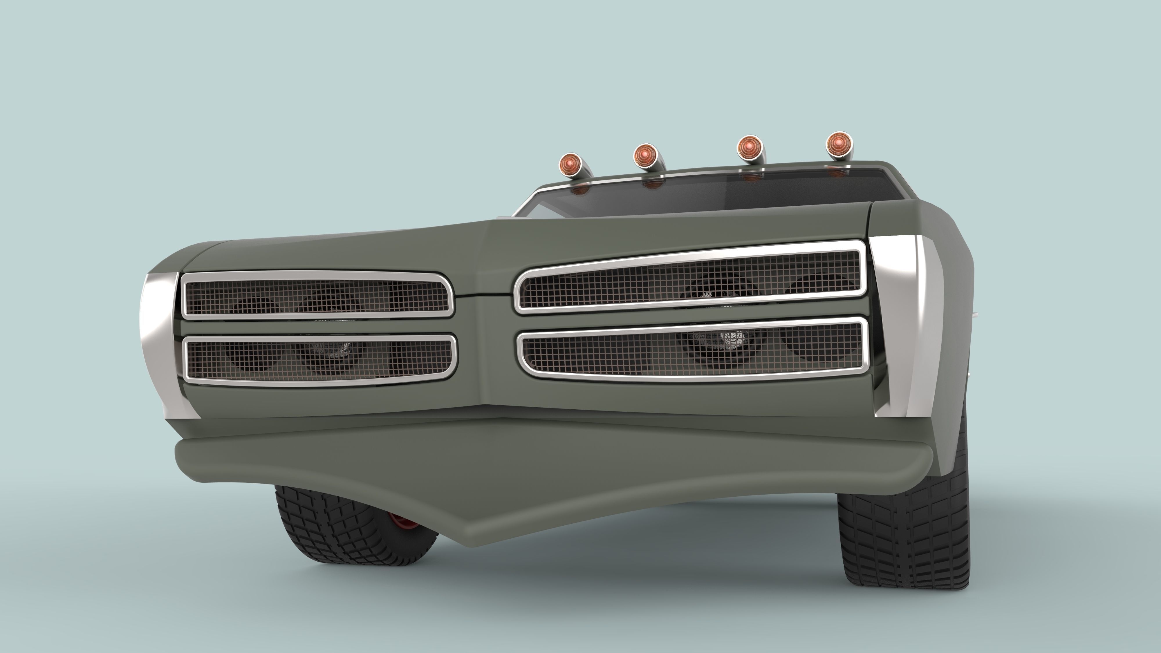 Dart car from Mad Max II 3D model_16