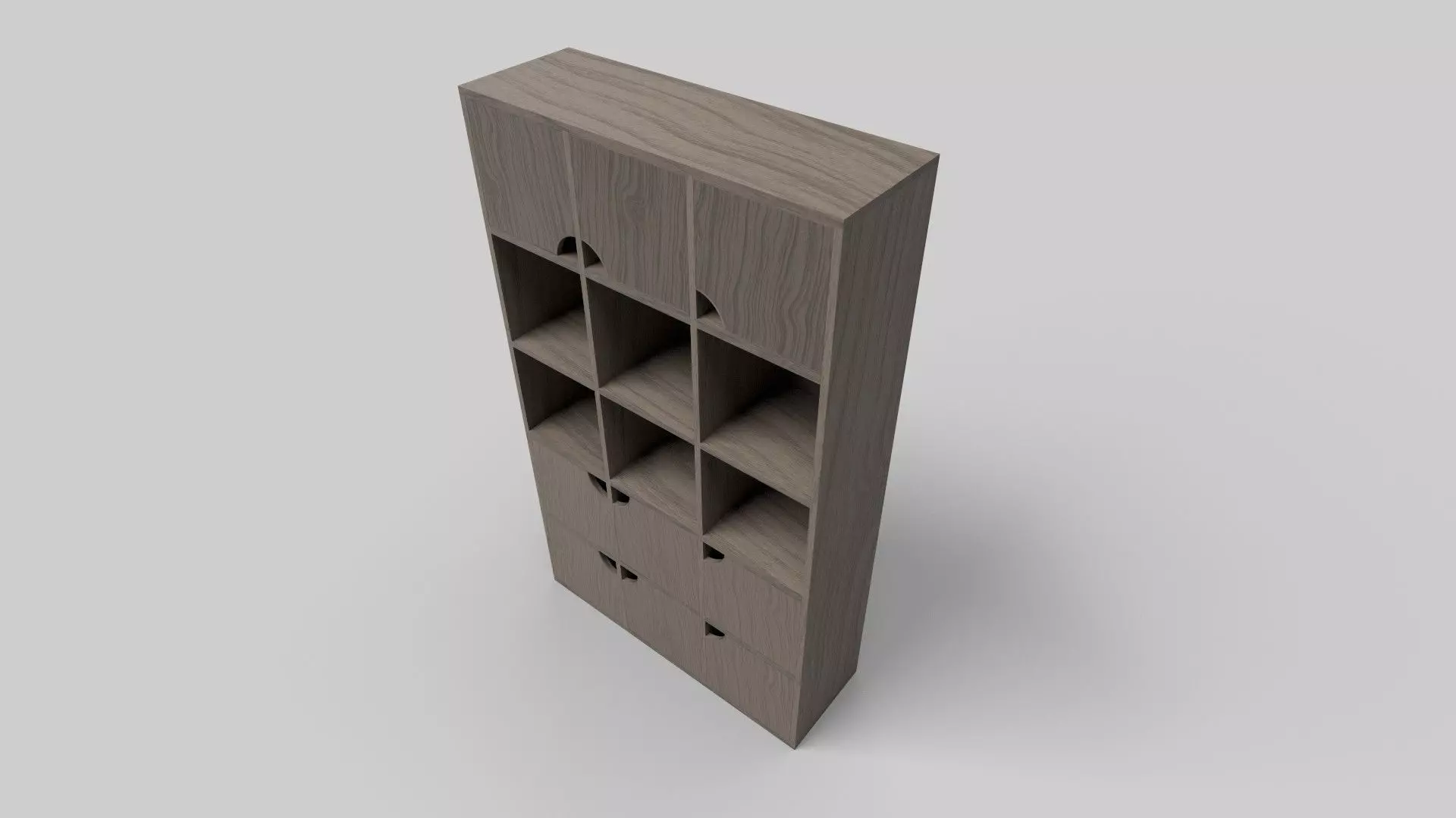 Bookcase CG3 3D model_5
