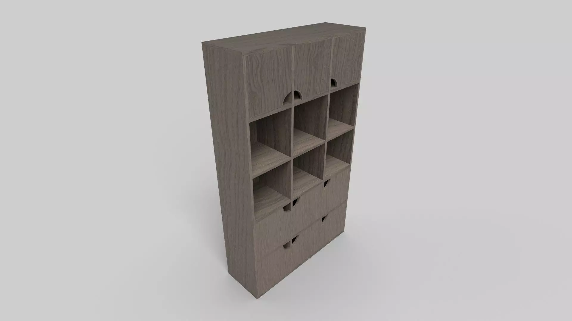 Bookcase CG3 3D model_4