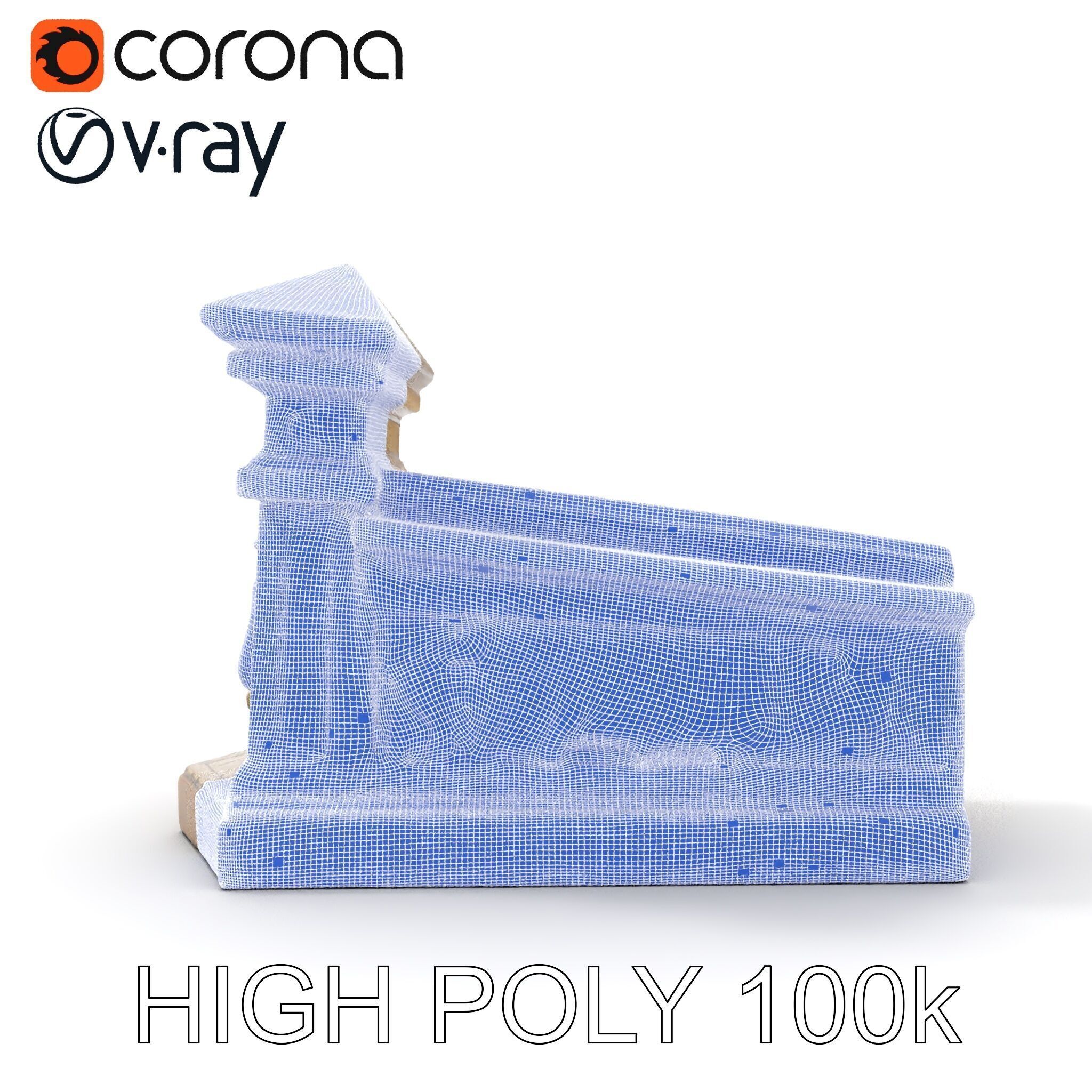 Ancient Relief Frieze Model Pack for Historical Environments Low-poly 3D model_14