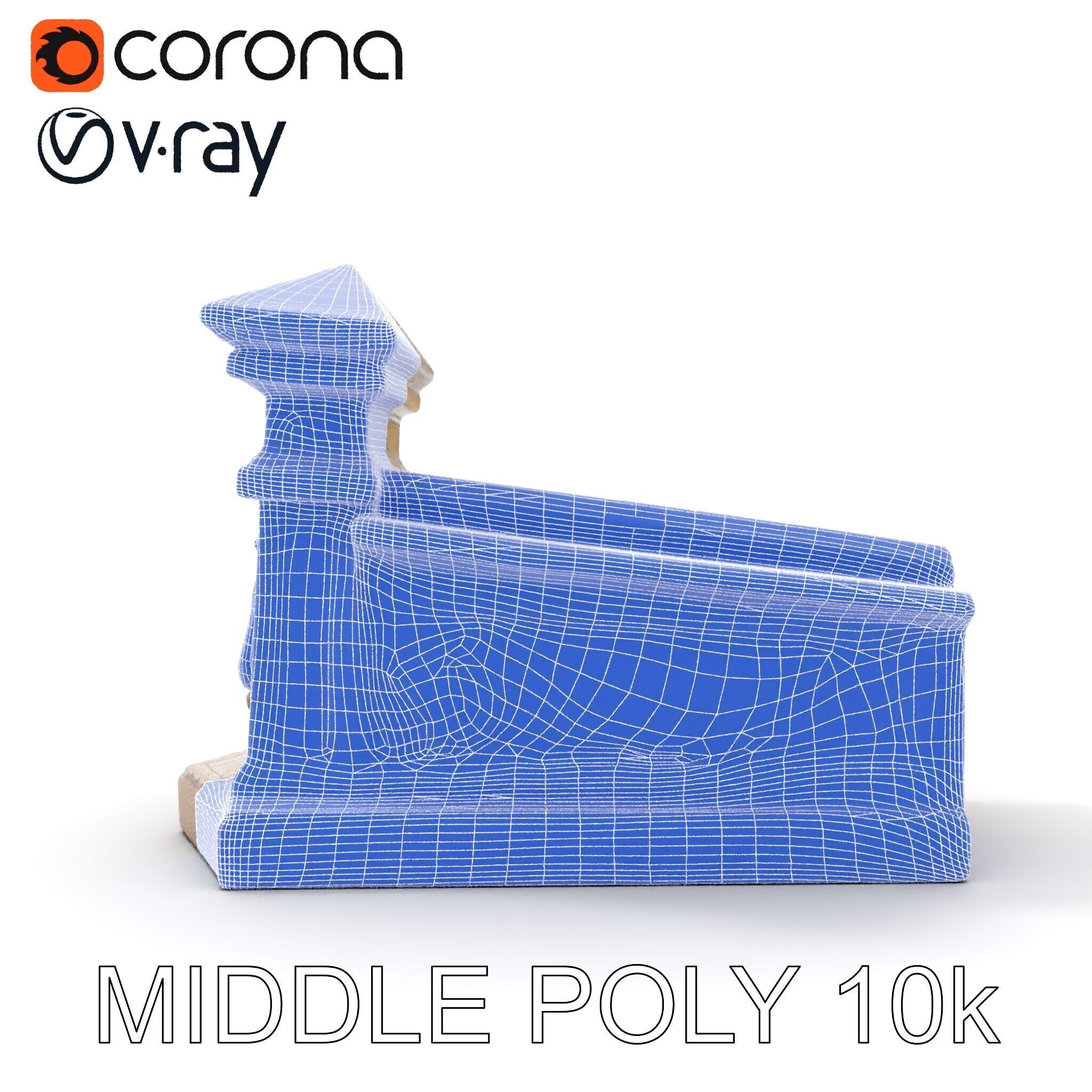 Ancient Relief Frieze Model Pack for Historical Environments Low-poly 3D model_15