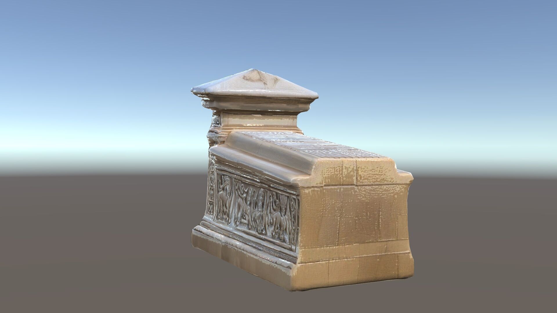 Ancient Relief Frieze Model Pack for Historical Environments Low-poly 3D model_24