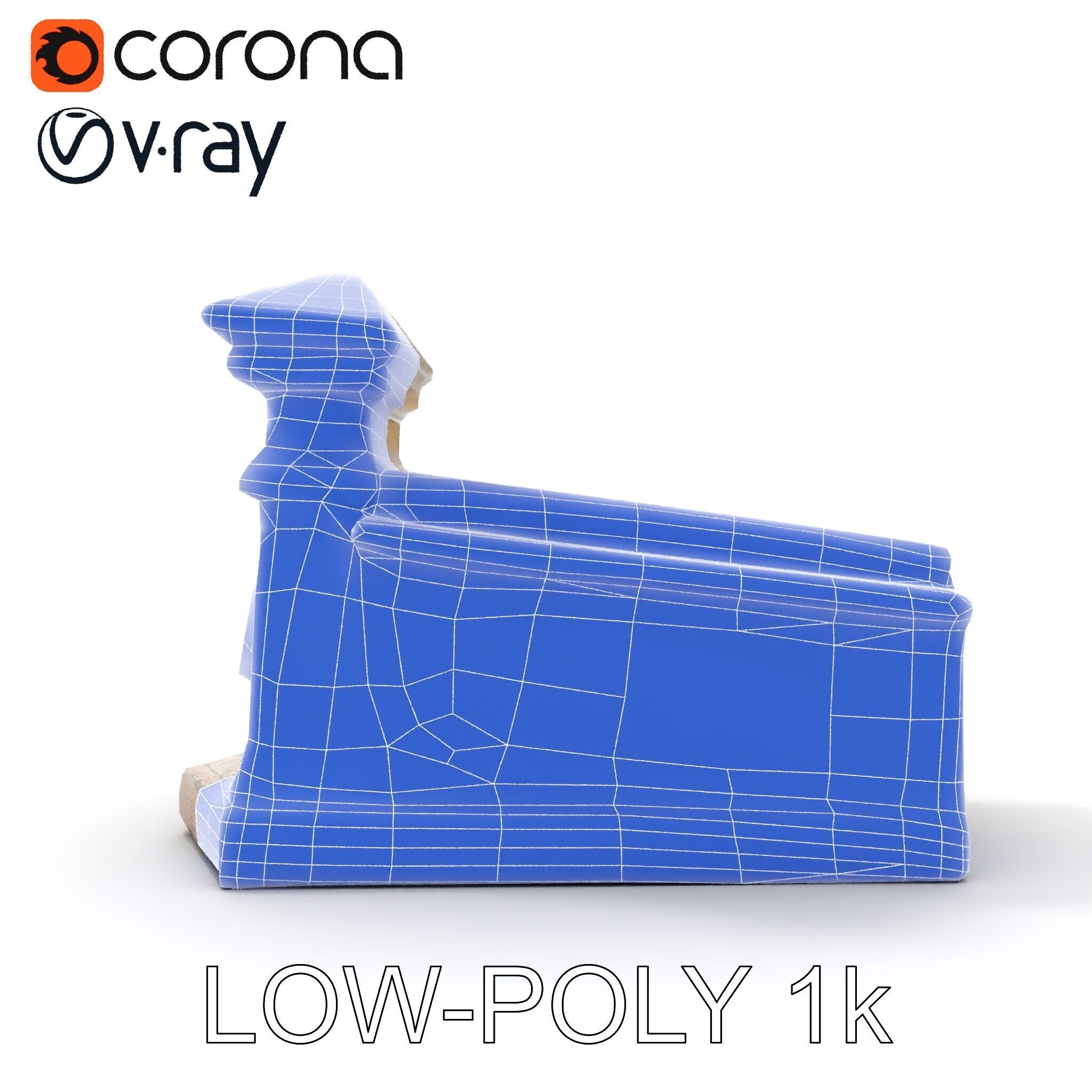 Ancient Relief Frieze Model Pack for Historical Environments Low-poly 3D model_7