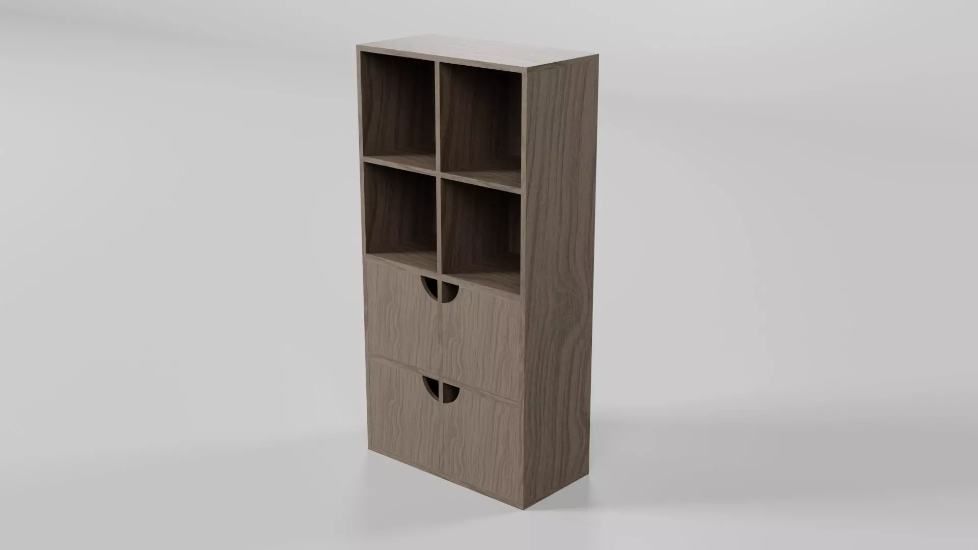 Bookcase CG4 3D model_7