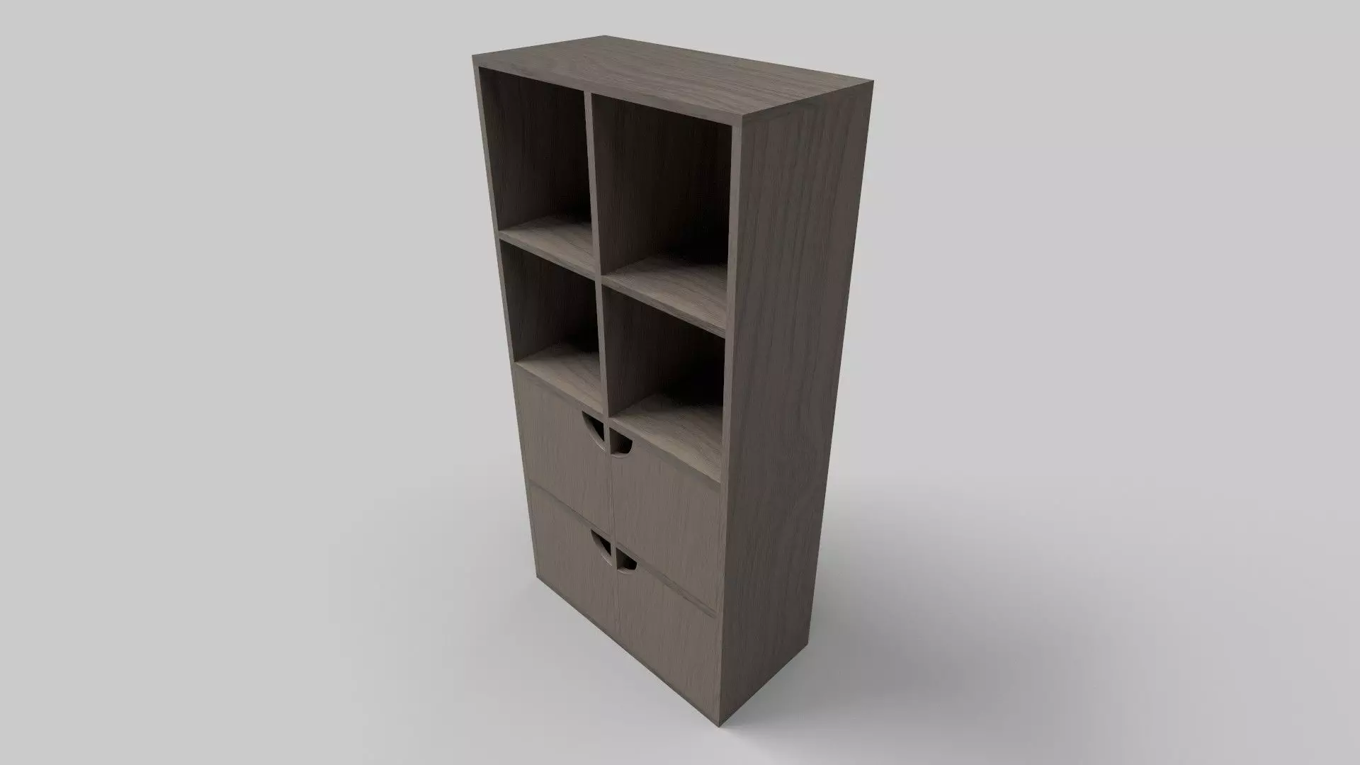 Bookcase CG4 3D model_5