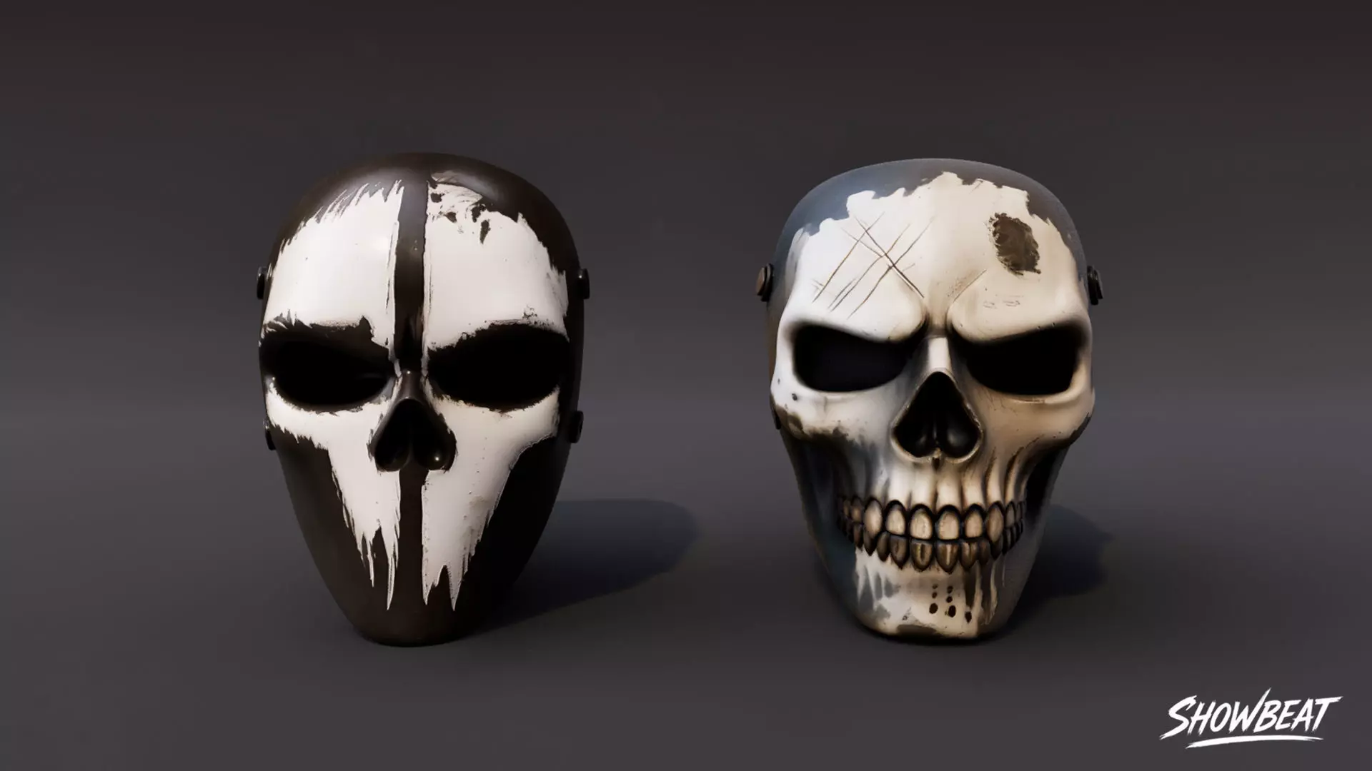 Mask Pack Low-poly 3D model_4